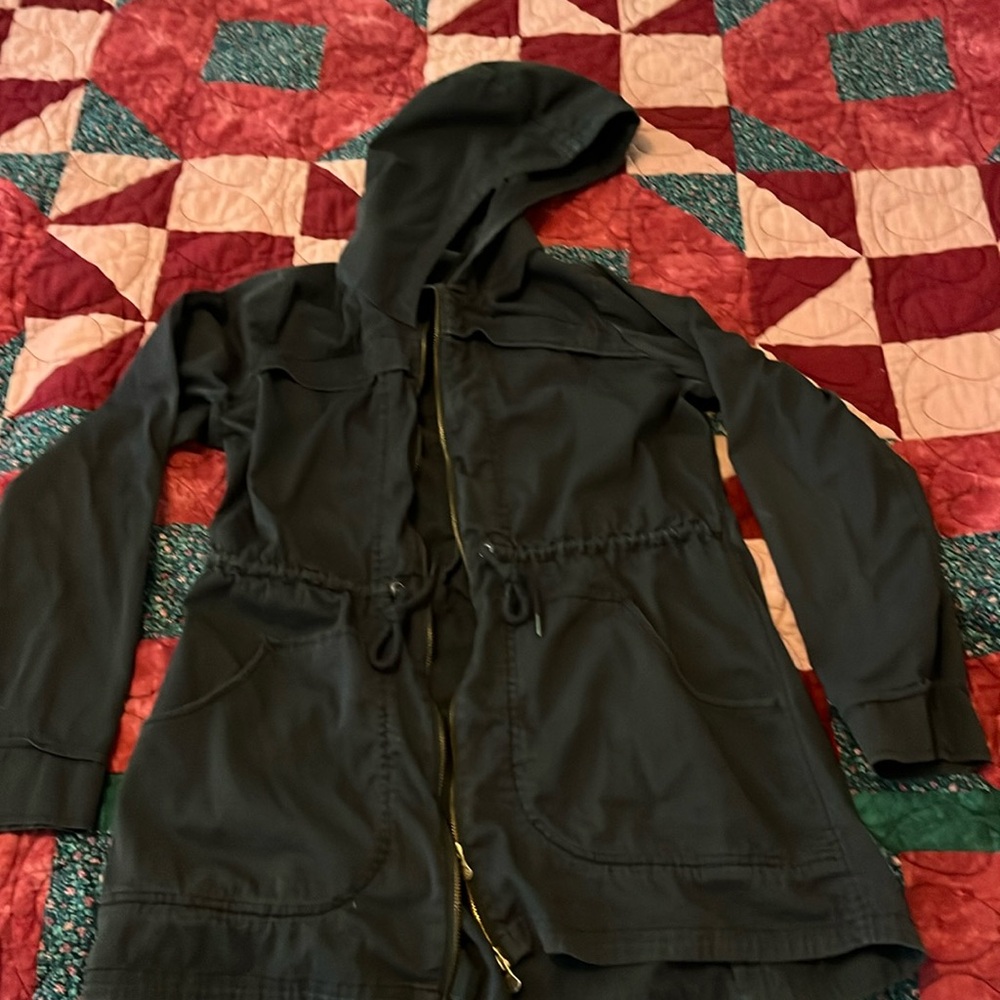 Athleta jacket with draw string waist